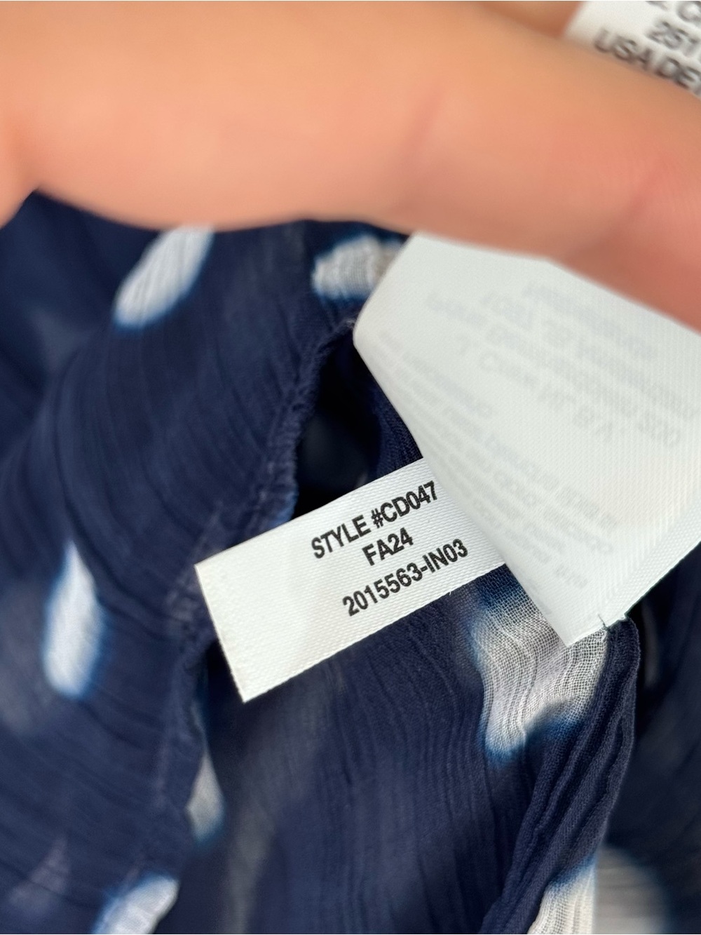 J.Crew Crinkle Chiffon Smocked Top - Picture 7 of 12